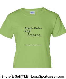 Break Rules and Dream Ladies (Pistachio) Design Zoom